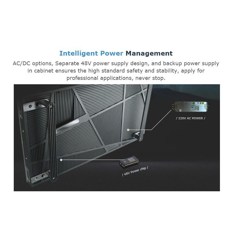 UHD 1.25mm Pitch Indoor LED Display Front Loading Panel System 600mm x 337.5mm Cabinets