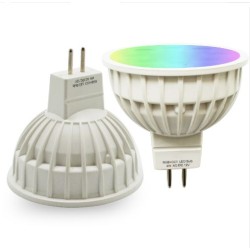 Akwil Smart Wireless MR16 12V RGB and CCT Colour LED Controlled Downlight LED Bulb