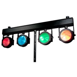 ADJ DOTZ TPAR SYSTEM DOT442 -  American DJ 4x 30W RGB COB LED Par Wash Light Fixtures RGB LEDs 4-IN-1 LEDs