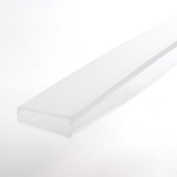 Semi-Clear Frosted Diffuser 2m for 35mm x 35.mm LED Profile