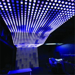 500x500mm LED Ceiling Display Panel System 16 Square Pixels Per Sq m - LED CUBE CEILING PANEL 16