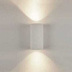 Ceramic Uplight Downlight for 2x GU10 Wall Fitting