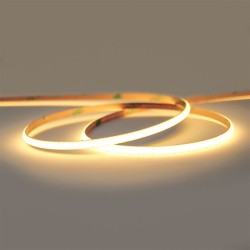 4mm 2700K COB LED Strip 2.5m/reel 24V DC 25W 10 W/m with 3M Adhesive CRI 90