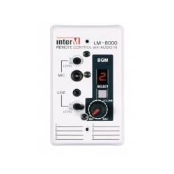 Inter-M - LM8000 - Mic - Line lnput Plate and Volume Control