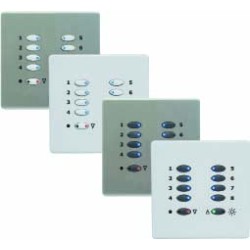 Mode Switch Plate - Black (10 Black Buttons, Single Gang, excluding Fascia Plate)