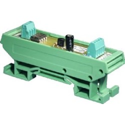 DM-485 RS232 to RS485 interface on din rail base