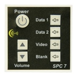 SPC-6 6 button display controller, with UK psu. 