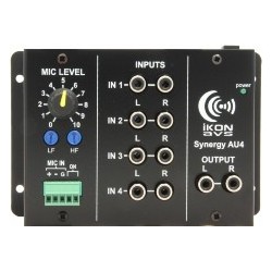 AU4P As AU4L but with built in 20W per channel amplifier