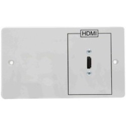 DADO-2G-HDMI HDMI-90BB on Engraved 2G white plastic panel, no audio