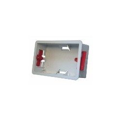 BB2-PR Pack of 5 35mm deep Drywall back box for Dado-2G panels