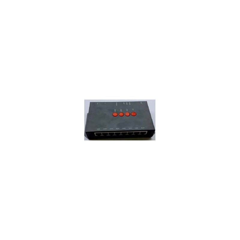 Standard Led RGB DMX 512 - 64 Pixel Display Master Controller with SD Card Program Control