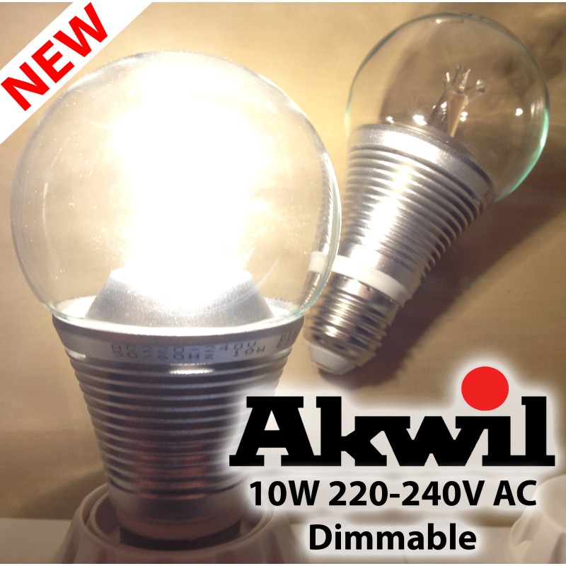 10W LED Light Bulb Dimmable 860lm Sharp LED CRI 90 330 Degree Light Dispersion