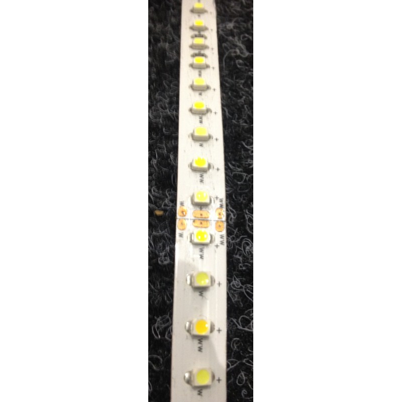 New Lightweight 24V IP66 Colour Temperature Controlled LED Strips 600 LEDs per m 48W IP65 Flexi Ribbon with 3M Adhesive