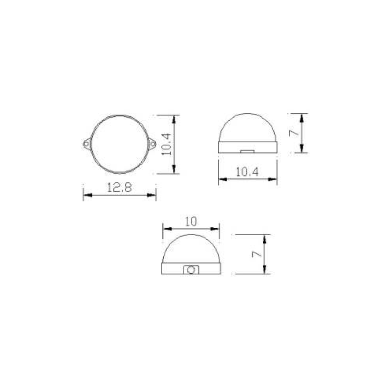 3W LED RGB DMX Pixel Light 100mm