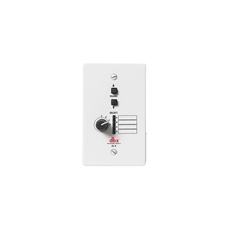 dbx ZC8 Wall-Mounted Zone Controller