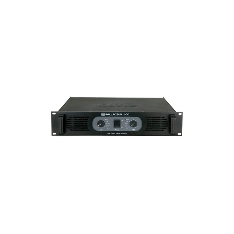 DAP P-500 2U High Power Class-AB Stereo PA Amplifier, Black