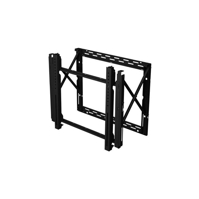Front Loading Video Wall Display Bracket Fully Serviceable Wall Mount