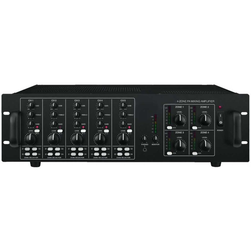 Zone Mixer Power Amplifier x 120W Inputs