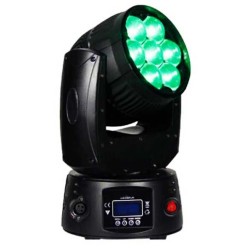 120W LED Moving Head RGBW Projector 7 - 60 Degree Zoom Beam Angle Spot or Wash