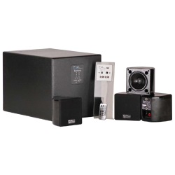 OHM BootiQue - Active Sub / Sat System 1 x Subwoofer, 8 x Satellites, 8 x BWB Brackets, Remote & Wall Panel