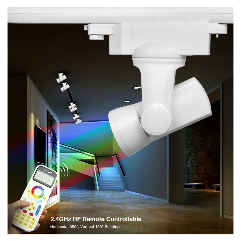 Smart Motorised RGBW LED Tracklight 2.4GHz