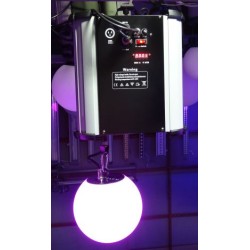 RGB LED DMX Kinetic Ball Pendant 20cm High Speed Motorised Winch and Colour Ball 0.5m per sec DMX512  8CH