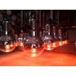 Large RGB LED DMX Kinetic Bulb Pendant Motorised Winch 0-1.5m & 0-4m and Colour Bulb 0.2m per sec DMX512 8CH
