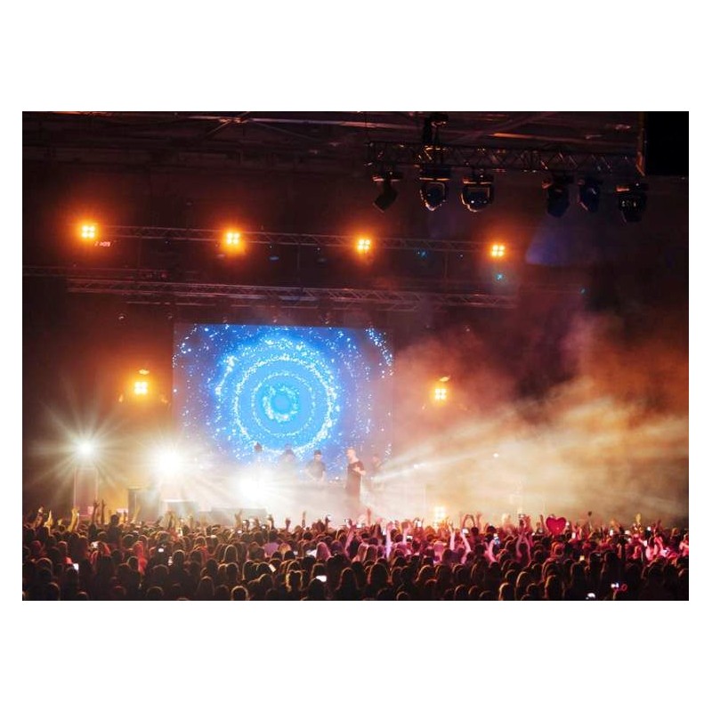 IP65 Curveable Outdoor LED Display Panel 5.9mm Pitch 500mm x 500mm 10 Degree Angle-able in either direction