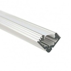 2.5m Aluminium LED Strip Angle Profile 45 Degree - Impact Resistent
