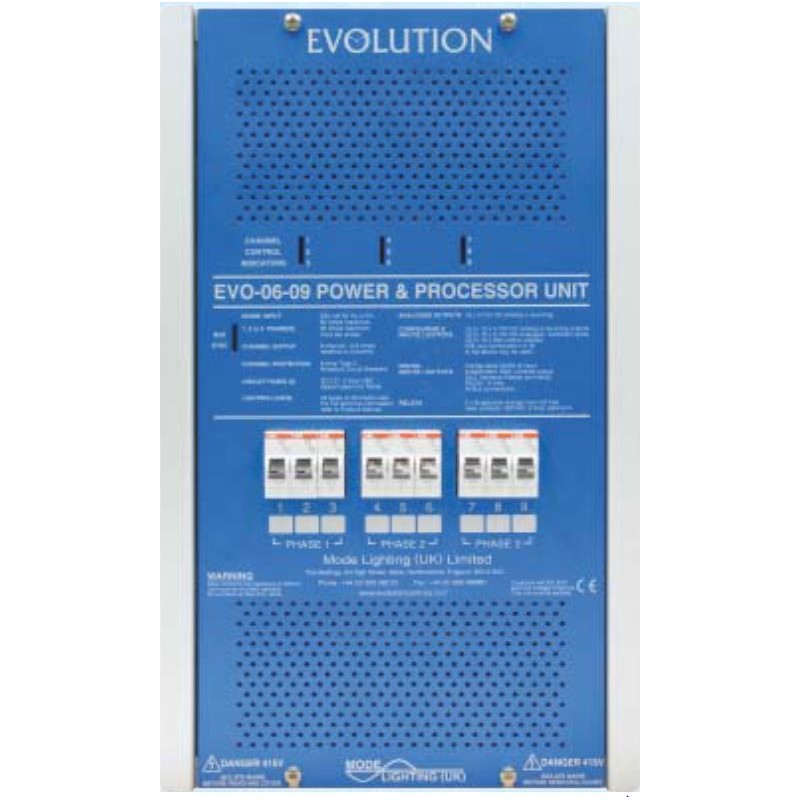 Mode EVO-06-09 Evolution Power & Processor Unit (9 Channels of 6 Amps, Inductive 6 Amps)