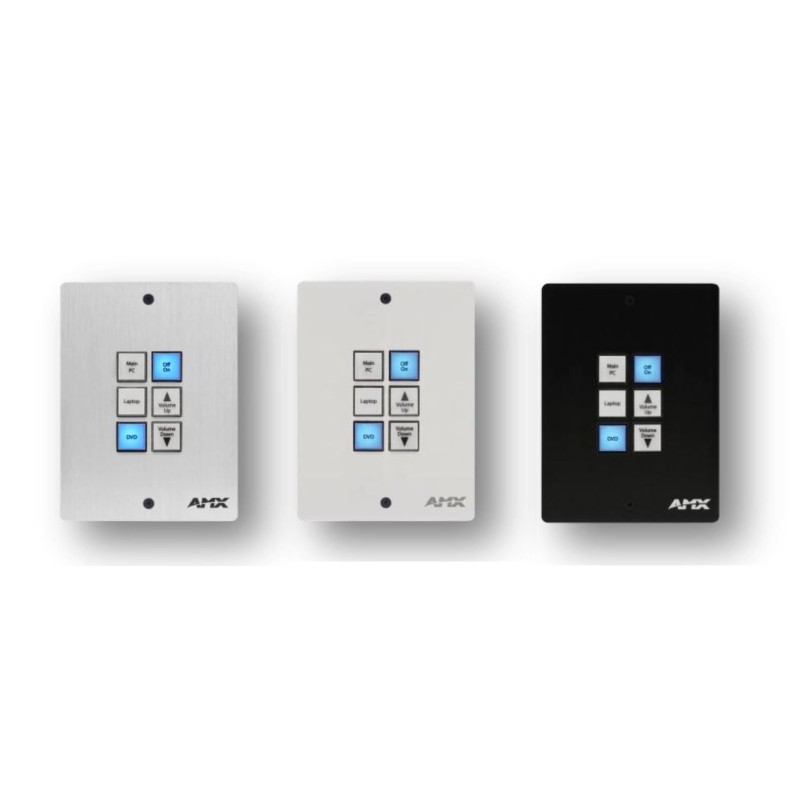 Amx 6 Button Control Pad For Ir Rs232 Control Av Automation Systems Akwil Ltd