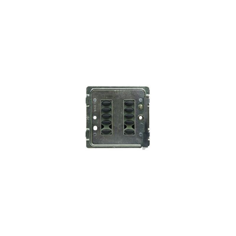 Mode TP-SGP-55-BLK Tiger Switch Plate (10 Black Buttons, Single Gang, Excluding Fascia Plate)