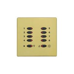 Mode Tiger Switch Plate Wall Plate Fascia TP-S-PBR-** (Single Gang, MK Aspect Polished Brass)